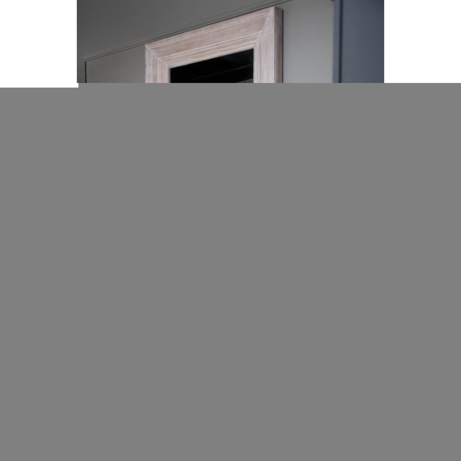 Harewood White Washed  Large Mirror