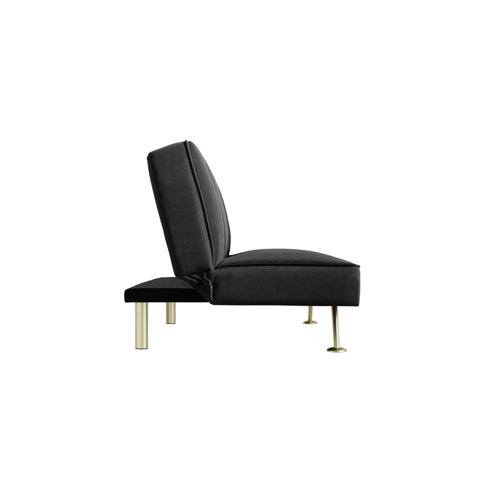 Burlington Black Sofa Bed: Compact, Versatile, and Stylish for Modern Living