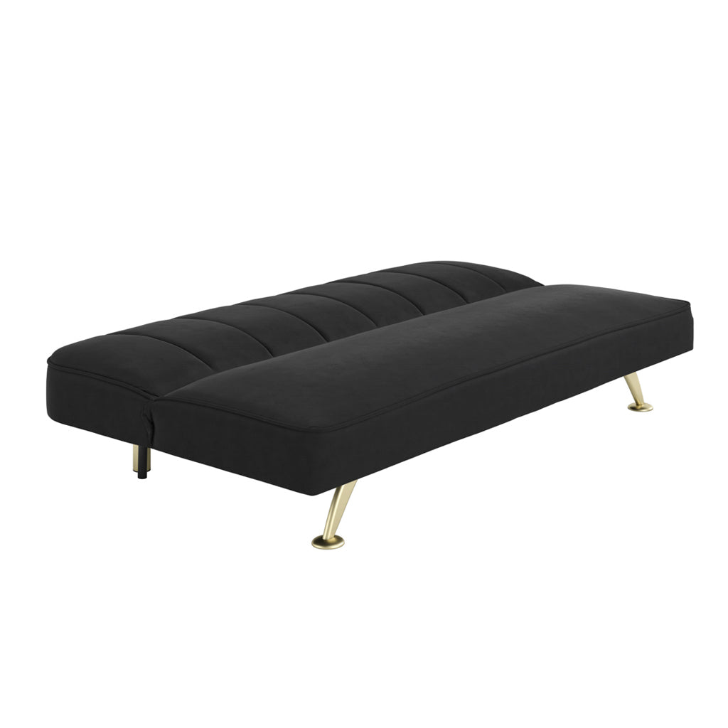 Burlington Black Sofa Bed: Compact, Versatile, and Stylish for Modern Living
