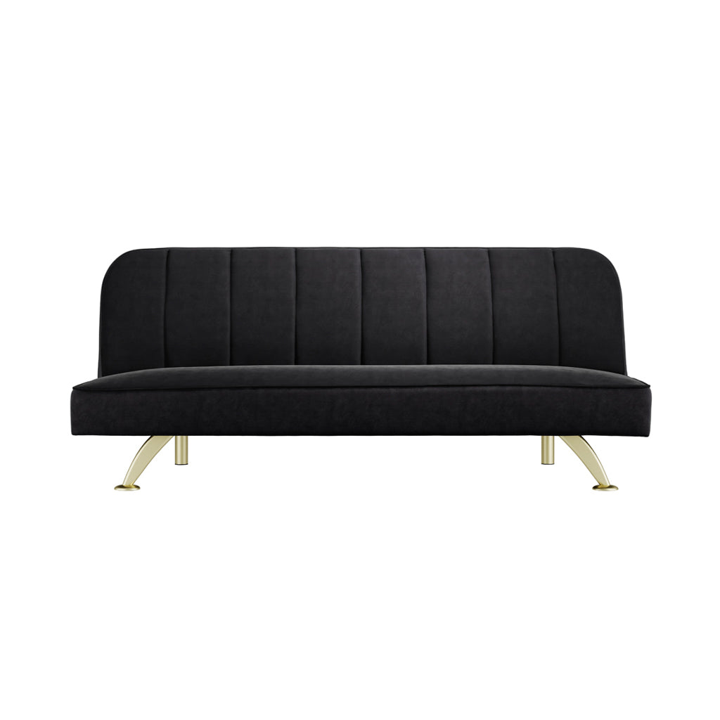 Burlington Black Sofa Bed: Compact, Versatile, and Stylish for Modern Living