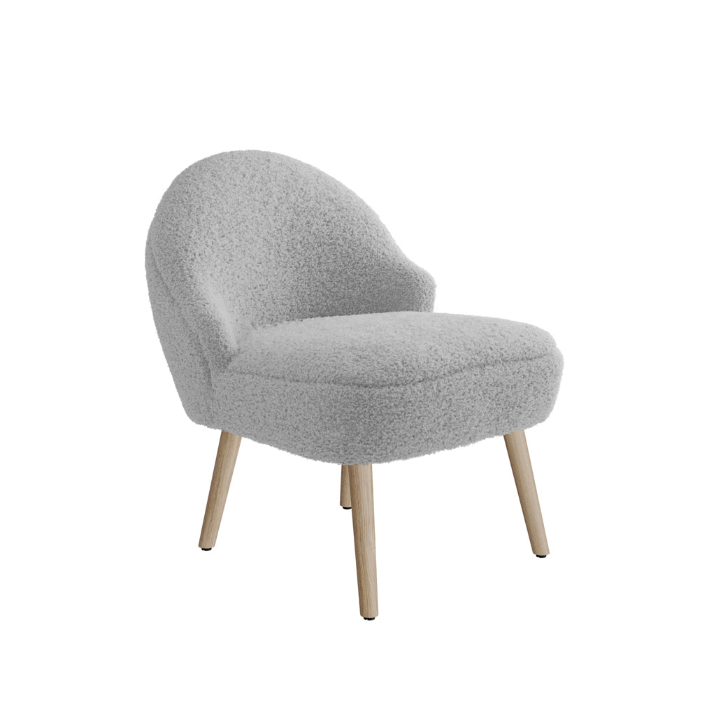 Chic Ted Fabric Accent Chair: Plush Comfort, Modern Style Statement