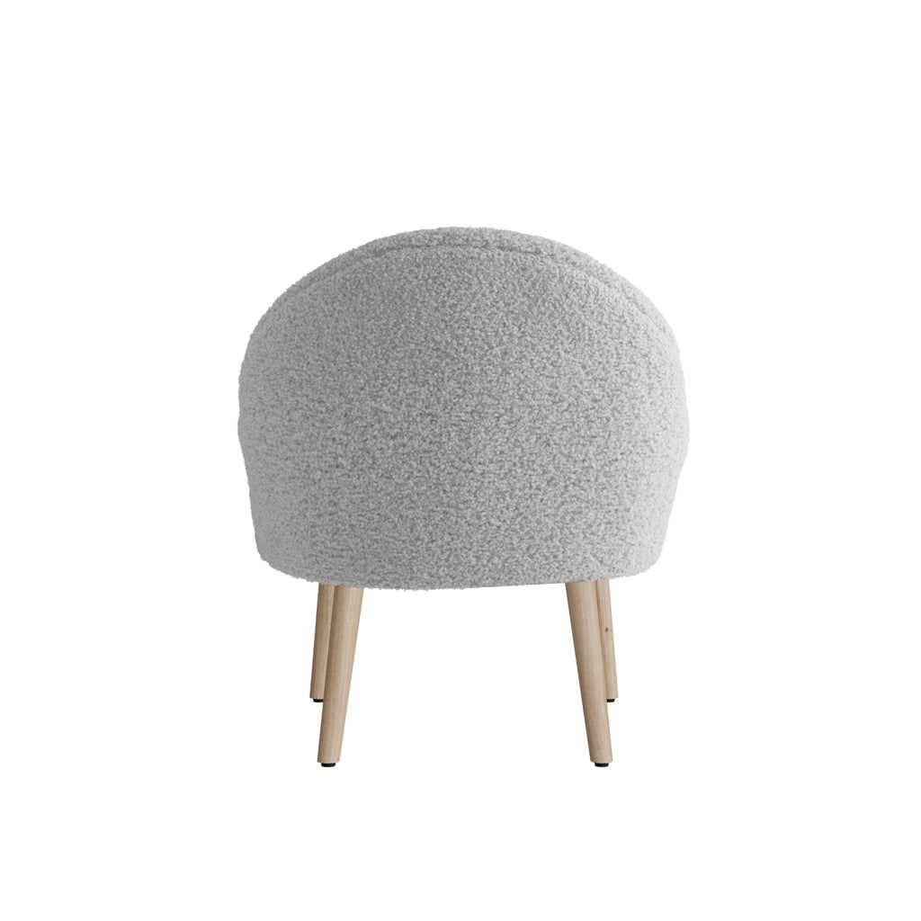 Chic Ted Fabric Accent Chair: Plush Comfort, Modern Style Statement