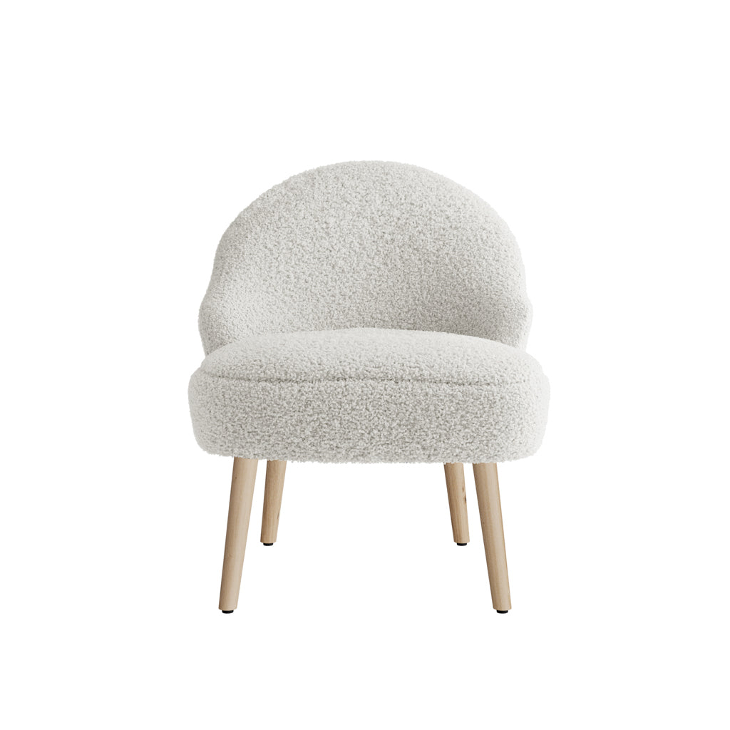 Chic Ted Fabric Accent Chair: Plush Comfort, Modern Style Statement