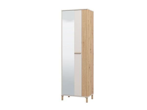 Granada Cashmere Artisan Oak Slim Narrow Wardrobe - Elegant Bedroom Storage