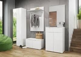 Santino White High Gloss Tall Sideboard with 2 Doors & 1 Drawer
